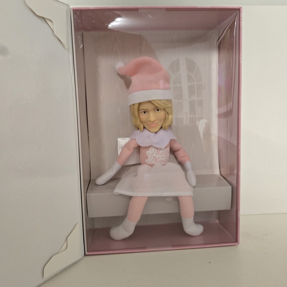 NEW‎ 2025 Martha on the Mantle Holiday Tradition Martha Stewart Holiday Doll BOX
